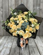 Букет цветов из:  Розы и Лизиантусы в Горнореченском