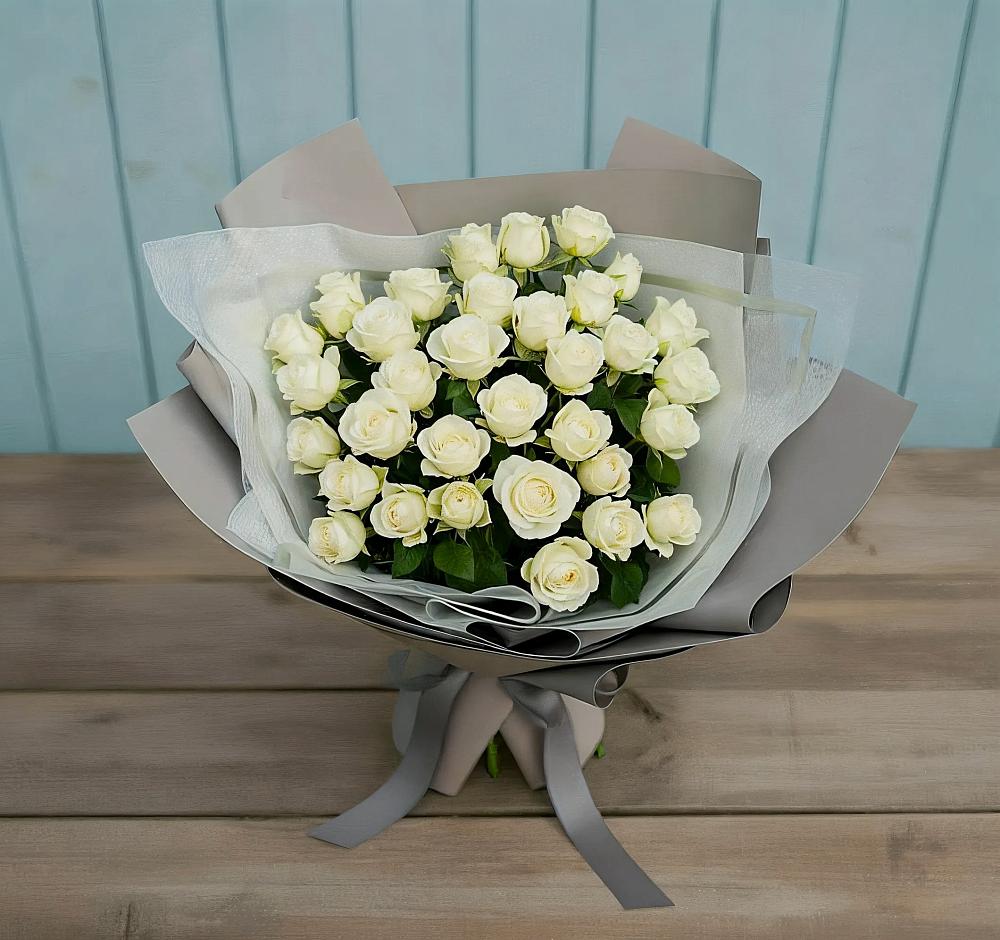 Букет Белоснежная нежность в Горнореченском