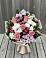 Букет цветов из: Альстромерии, Гвоздики, Розы и Хризантемы в Горнореченском