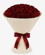 Букет 101 Бордовая роза Блэк Бакарра в Горнореченском