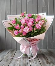 Букет Розовый кустик в Горнореченском