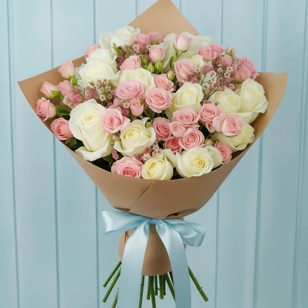 Букет цветов из: Розы в Горнореченском