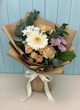 Букет цветов из:  Герберы и Хризантемы в Горнореченском