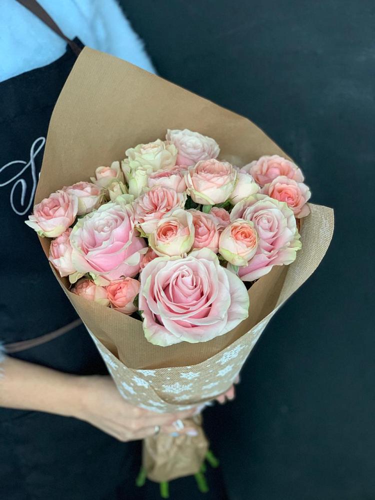 Букет цветов из: Хризантемы и Розы в Горнореченском