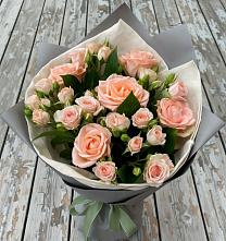 Букет цветов из:  Розы в Горнореченском