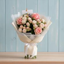 Букет цветов из:  Розы в Горнореченском