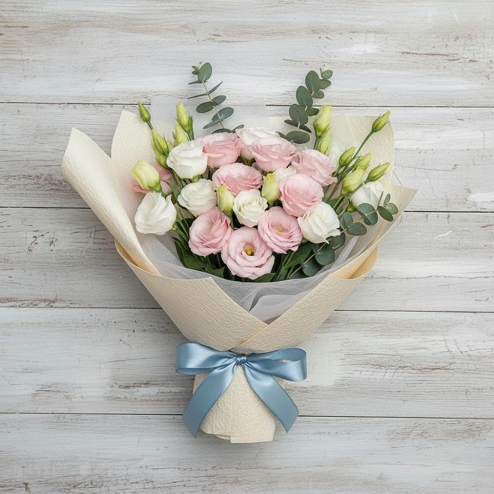 Букет цветов из: Лизиантусы в Горнореченском