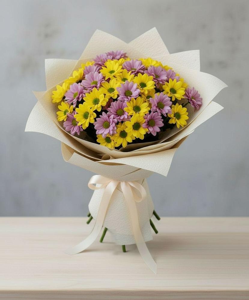 Букет цветов из: Хризантемы в Горнореченском