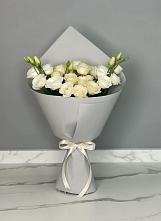 Букет цветов из:  Розы и Лизиантусы в Горнореченском